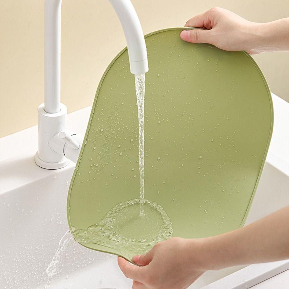 Solid Color Insulation Pad Food Grade Silicone Insulated Placemats Dining Mat Home