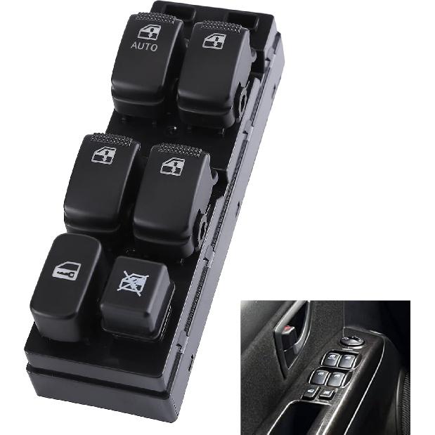 935703E410 Front Left Driver Side Window Door Switch Master Window Switch Fit for 2003-2009 for Kia Sorento