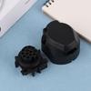 13Pin 12V Euro Round Trailer Caravans Socket Electrical Connector Adapter Towing Socket Plug Car Accessories