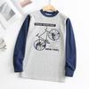 Boys' Cotton Autumn Thin Top Warm Underwear for Junior High & High School Students