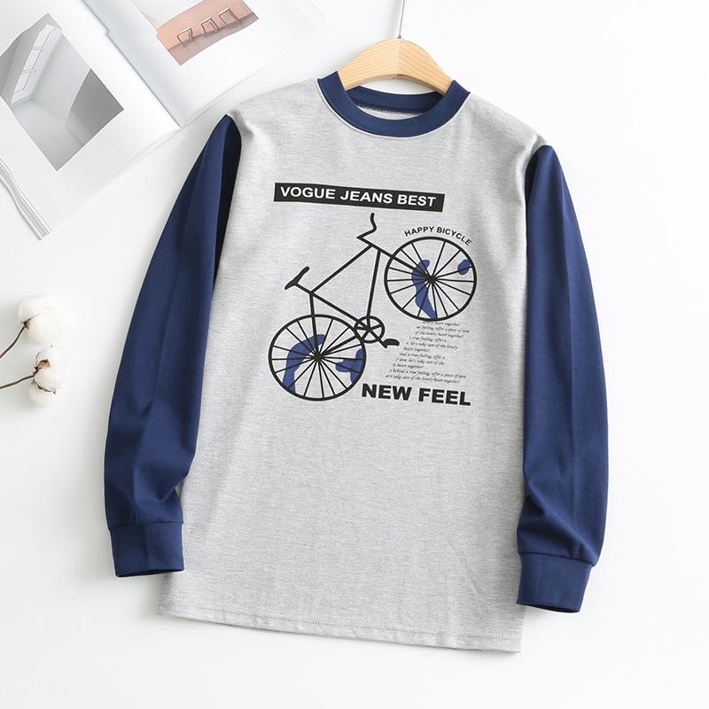 Boys Cotton Autumn Thin Top Warm Underwear for Junior High & High School Students 160cm