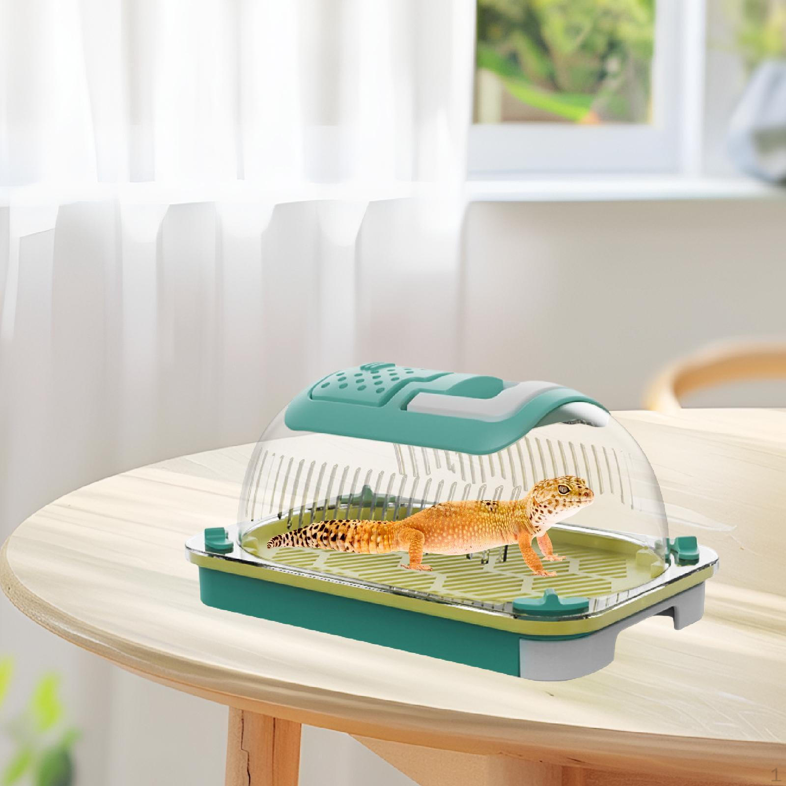 Террариум для рептилий, клетка для обитания, прозрачный, удобный, для разведения, прозрачный, для рептилий S