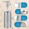 1PC Lotion Bottle Multi-functional Corrosion-resistant Storage Durable Hotels Stainless Convenient Sturdy Home Bathroom 500ML
