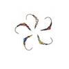 #9 Brass Bead Epoxy Chironomid Buzzer Nymph Fly, Midge Pupa Fast Sinking Fly Fishing Flies for Trout Grayling Bass
