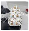 School BagsNew Card Ladies Backpack Cute Cartoon High Value Junior High School Student Large Capacity School Bag Fix Versatile