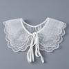 Girls Lace Shirt Detachable Collar for Womens Adjustable Strap  Lace Up Shawl Small Shoulder Wraps Small Cape Fake Collar