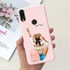 Candy Color Phone Case For Vivo Y11 2019 Cover Vivo 1906 Ultra Slim Soft TPU Bumper Silicone Capas For VivoY11 Y 11 2019 Cartoon