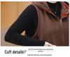 Plus Size Sleeveless Vest for Middle-aged and Elderly Women - Spring/Autumn Outerwear