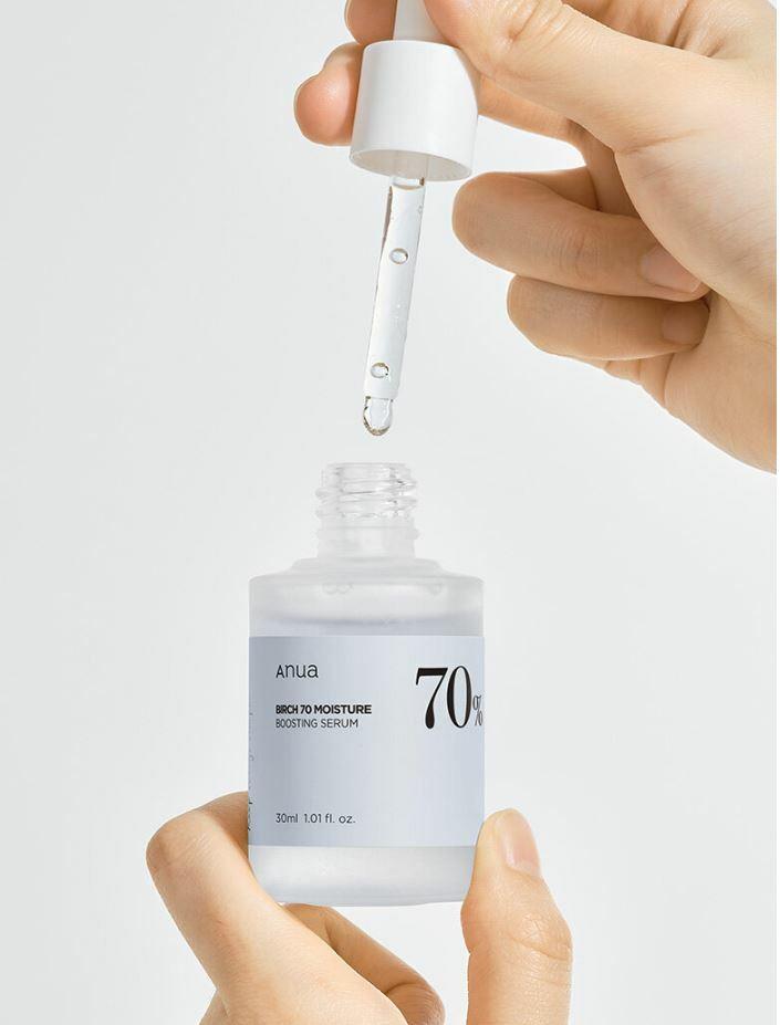 Anua Birch 70 Feuchtigkeitsspendendes Serum, 30 ml