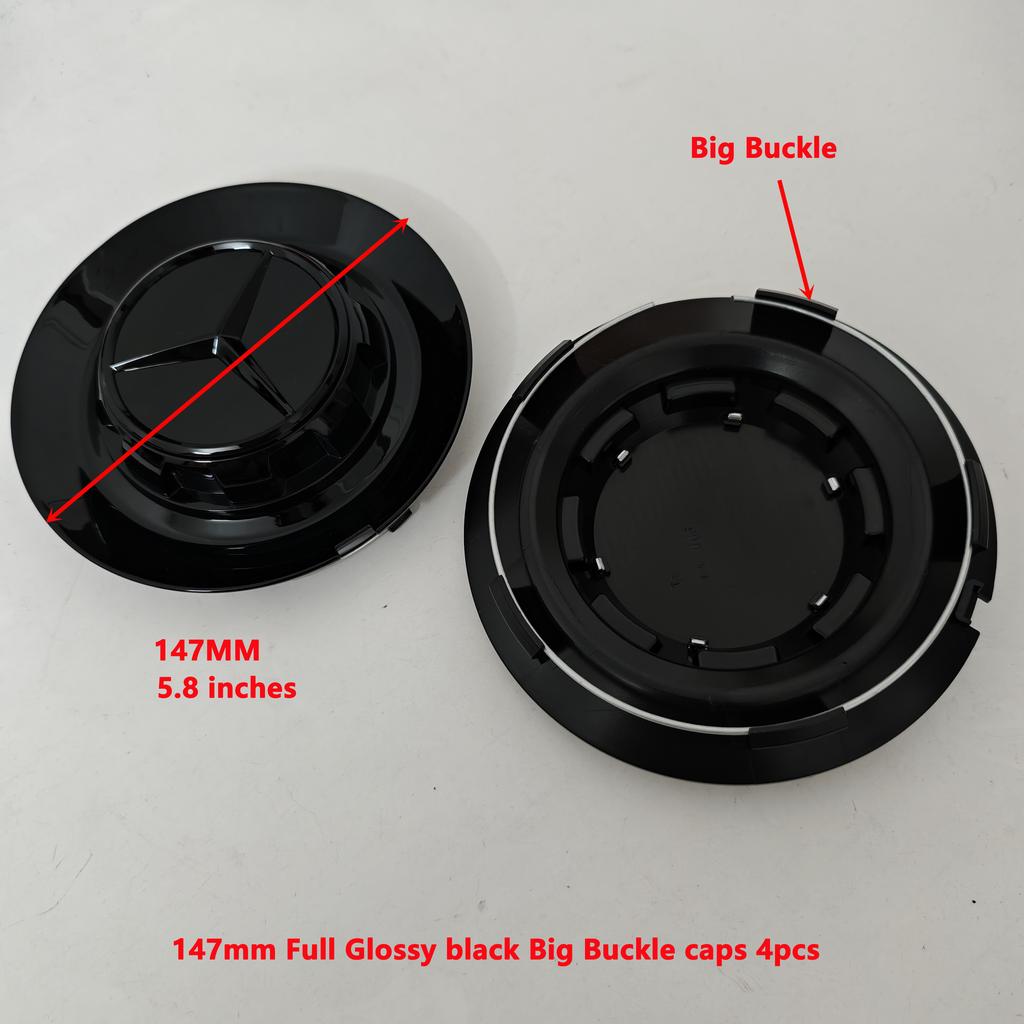 4PCS Aluminum Car Wheel Center Hub Caps for Mercedes-Benz A45S C63S E63S AMG GT GTS C190 Auto Styling Accessories