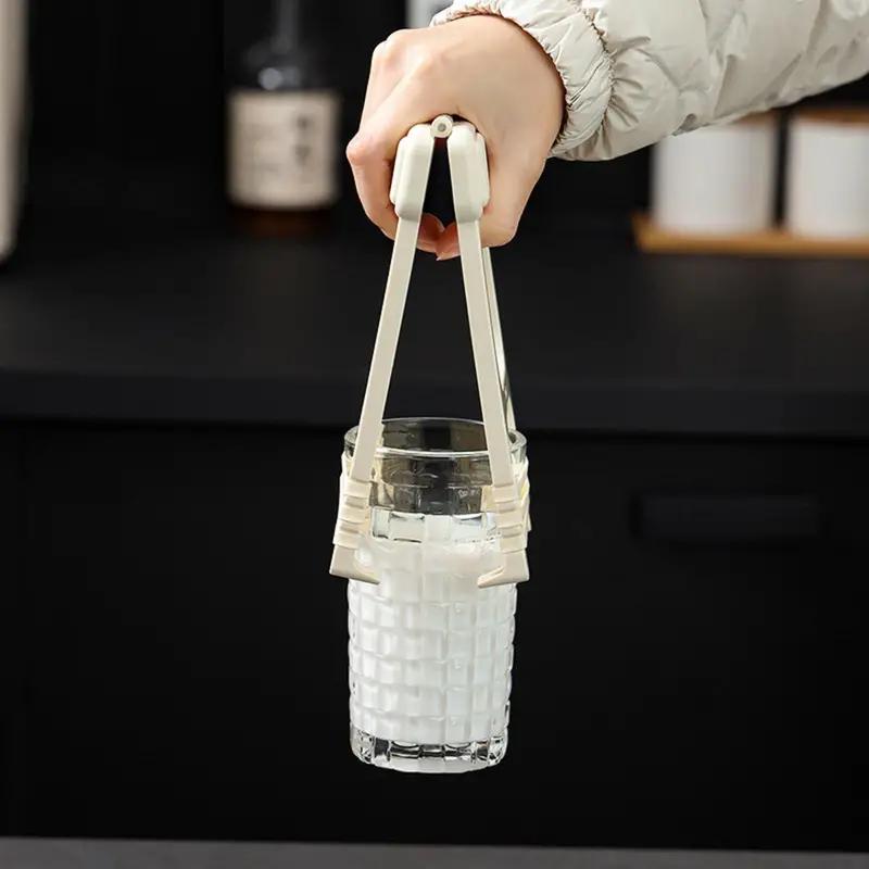 Nowe silikonowe wielofunkcyjne antypoślizgowe klipsy do misek odporne na ciepło z powłoką antypoślizgową Uchwyty do naczyń kuchennych, małe narzędzie kuchenne