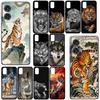 Cover for Xiaomi Redmi Note 13 A3 14 Pro Plus 9T 14C 13C 13X 9C NFC + Pro+ 5G 4G Protective Phone Case Tiger Stalking Wolf Art