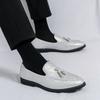Luxury Brand Tassel Leather Shoes Men Loafers Breathable Men's Casual Driving Shoes Soft Sole Moccasins Comfortable Flat Shoes