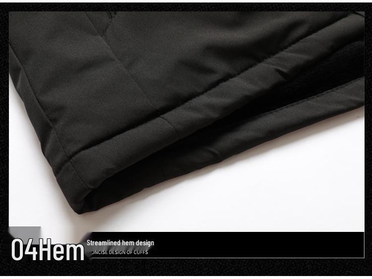 Herren Winddichter Parka mit abnehmbaren Ärmeln: Frühlings-/Herbst-Jacke mit mehreren Taschen, lockerer Schnitt, Übergröße, Freizeit-Arbeitskleidung