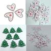 Snowflake Christmas Buttons Wood DIY Craft Embellishments for Holiday Card Making and Clothes Decoration