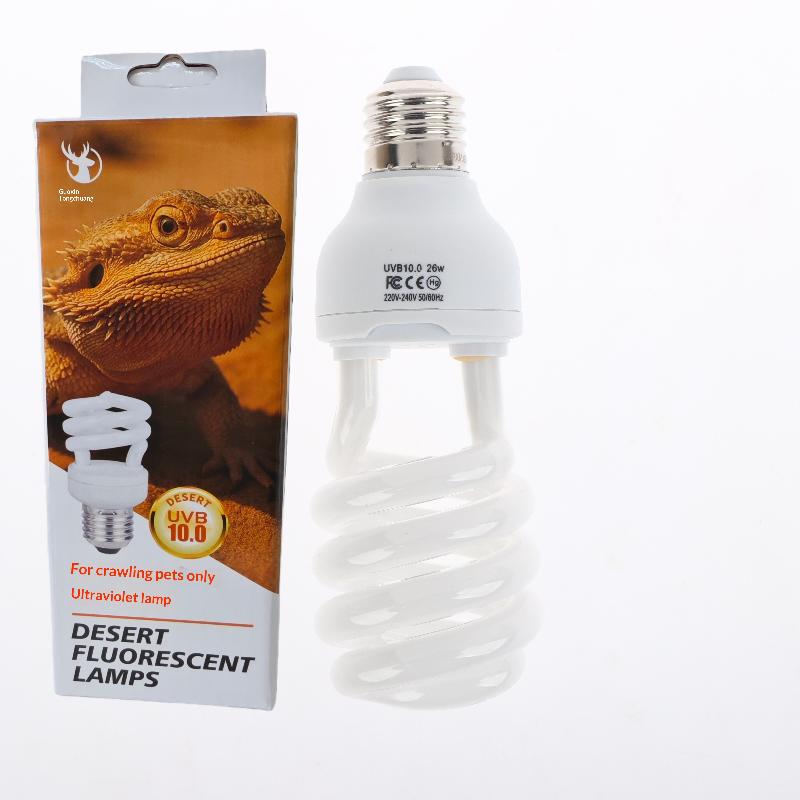 1 ks Lampy pro vyhřívání želv, ještěrek, hadů a plazů 13W/26W UV paprsky Energeticky úsporné světlo pro prohřívání terária 5.0 10.0 UVB lampa pro plazy