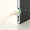 Mcdodo Usb-C Fast Charging Cable For Samsung Apple Usb Type C 65W 1M Led Beige