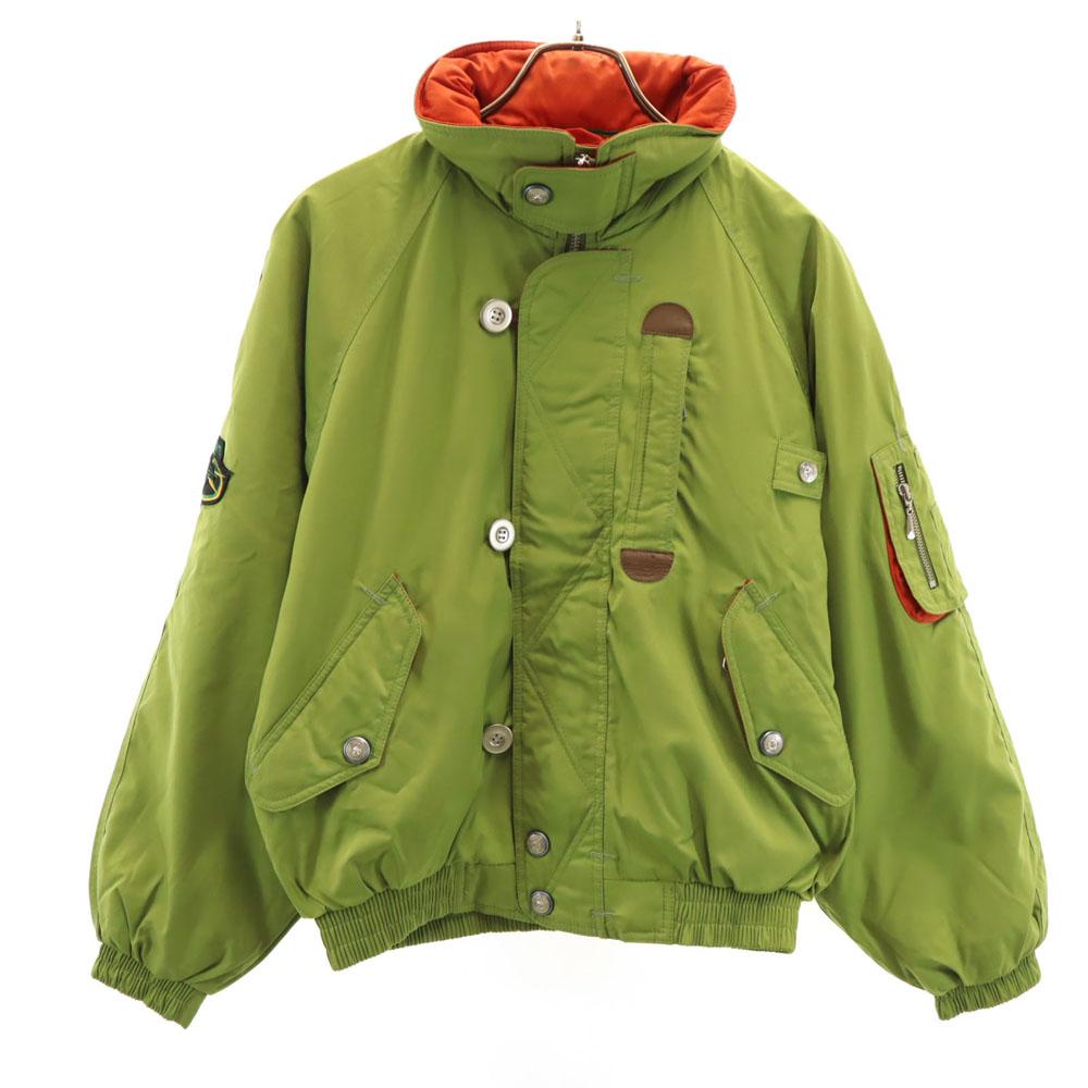 DESCENTE 80s Vintage Batting Jacket L Matcha Men's Used