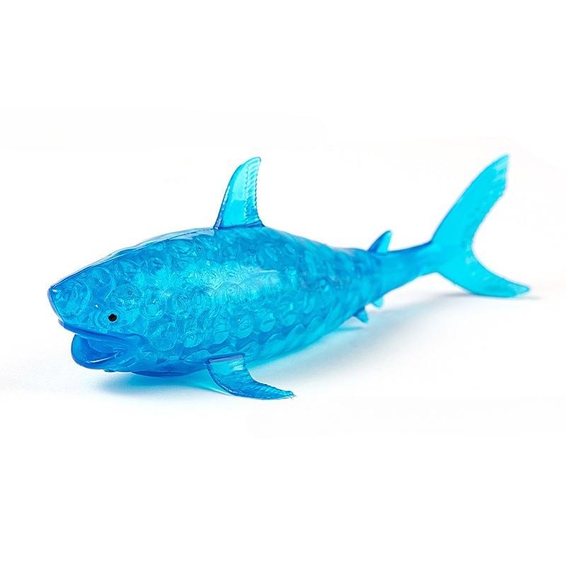 Squishy Shark Dolphin Stress Ball  Fidget Toy Stretchy TPR Anxiety Relief Hand Therapy Sensory Gift for Adults Kids Party Favors