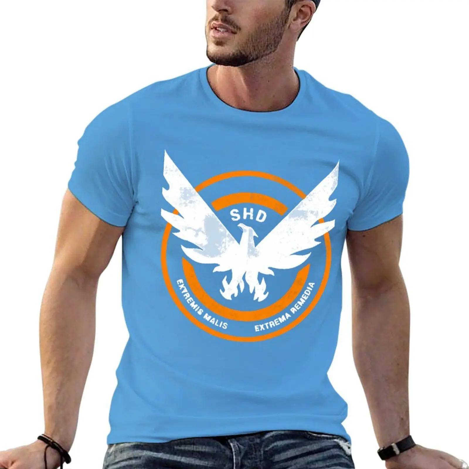 Футболка The Division Shd Grunge Logo 2 больших размеров топы графические рубашки кавайная одежда таможня мужская одежда S