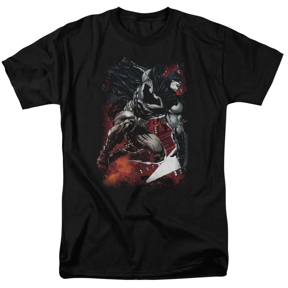 Comics BatUnisex Sparks Leap Black TShirt S