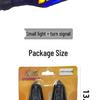LED Flowing Water Turn Signal Lights for Off-Road Motorcycles - 12V Arrow Design.