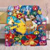 Pokémon Anime Flannel Blanket - Soft Warm Perfect for Sofa, Bedding Camping Travel Office Home Decor -QJY