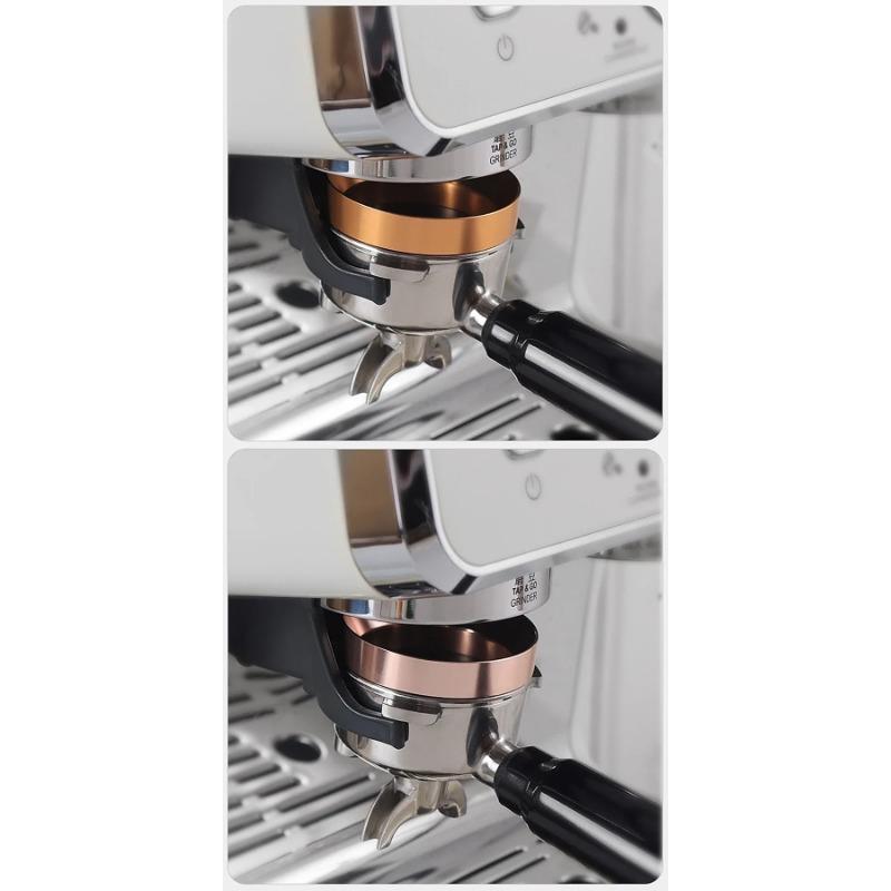 Kaffee-Fängerring, Anti-Fliegen-Pulverring, Mahlwerk-Fängerring, 51 mm, 53 mm, 58 mm, Kaffee-Grifftuch, Pulver-Dosierring, Kaffee-Werkzeuge