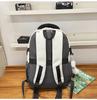 Lulu Japanese Casual Backpack Set: Large Capacity Schoolbag for College, Junior High Students, and Men & Women's Portable Use.
