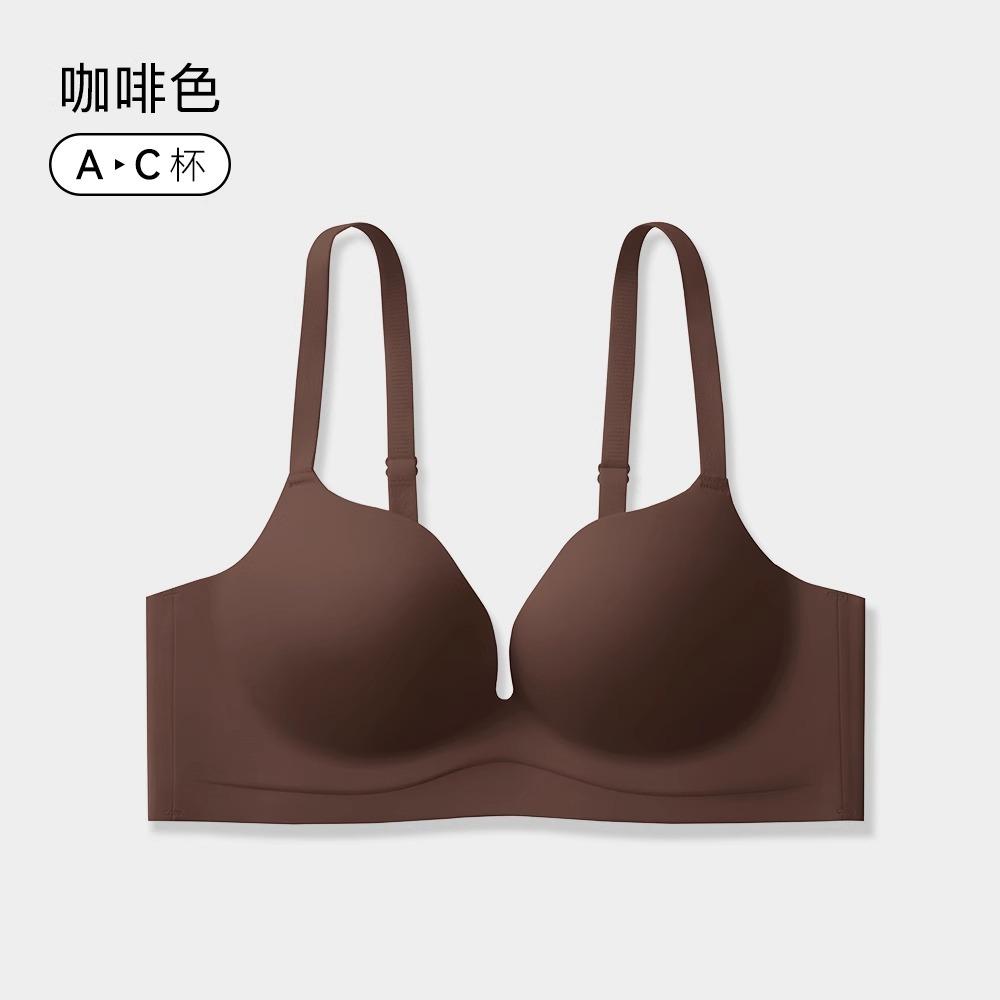 Shell Cup Female Comfortable No Steel Ring Upper Support Anti-sagging Breast Seamless Sexy Bra Cover