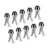 10 Pack Pool Cover Clips, Beach Towel Multi-Purpose Stainless Steel Clips for