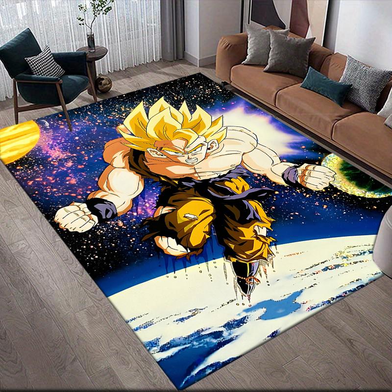 

Dragon Ball Son Goku Character Square Area Rug, Non-Slip Floor Mat for Bedroom, Perfect Gift for Goku Fans 60x90cm