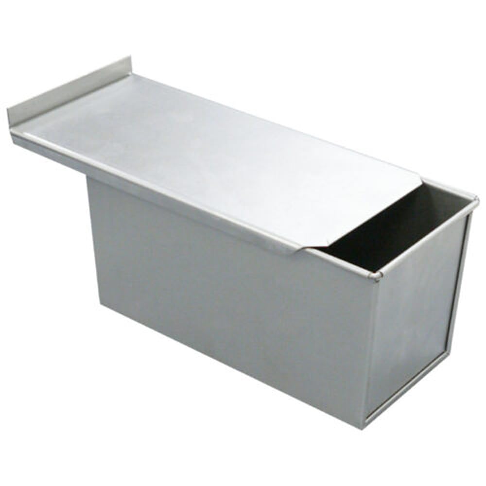

Tiger Crown Bread Pan, Silver, 112 x 263 x 141mm, Alster 2.0 Loaf Capacity, with Lid, Aluminum Plated, Sliding Lid, 1665