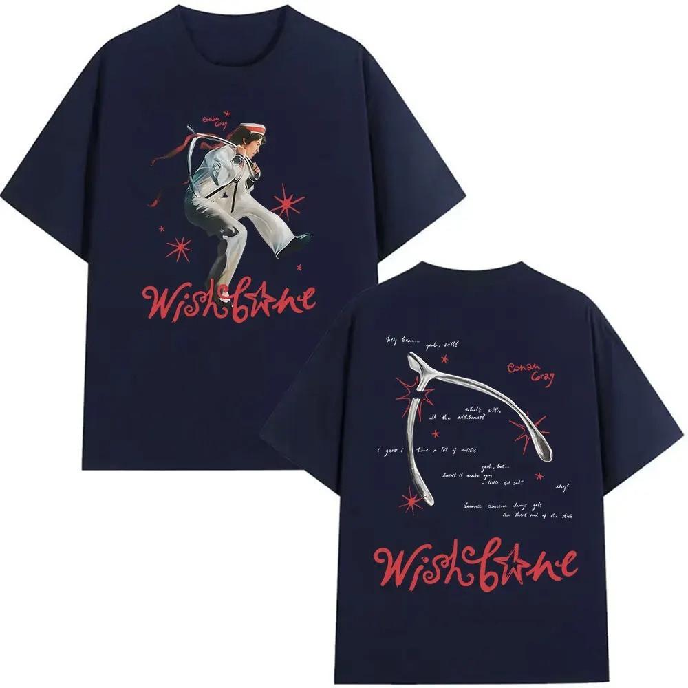 Conan Gray Wishbone Album 2026 Print T Shirt High Quality Vintage Cotton Tshirts Unisex Fashion Hip Hop Clothing Tshirt Y2K
