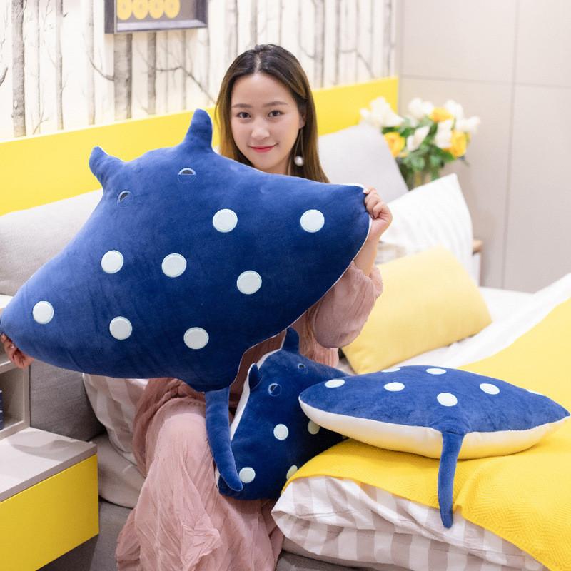 Rays Marine Manta Animal Plush Toy Stuffed Doll Bedroom Decoration Gift Kids