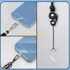 W89C Flexible Phone Lanyard Card Tether Tabs Hangings Strap Patches