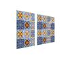 GLASPLATTE und SCHNEIDEBRETT 100x52 MOSAIK