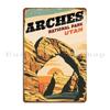 Arches National Park Metal Sign Poster Customize Garage Wall Decor Kitchen Wall Mural Tin Sign Poster