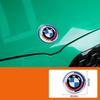For BMW M E46 E90 E60 Car Sticker A 72/81mm Car Hood Front Rear Trunk Steering Wheel Emblem Badge Replacement Sticker For BMW G30  E46 QBT-BMW XGNST1