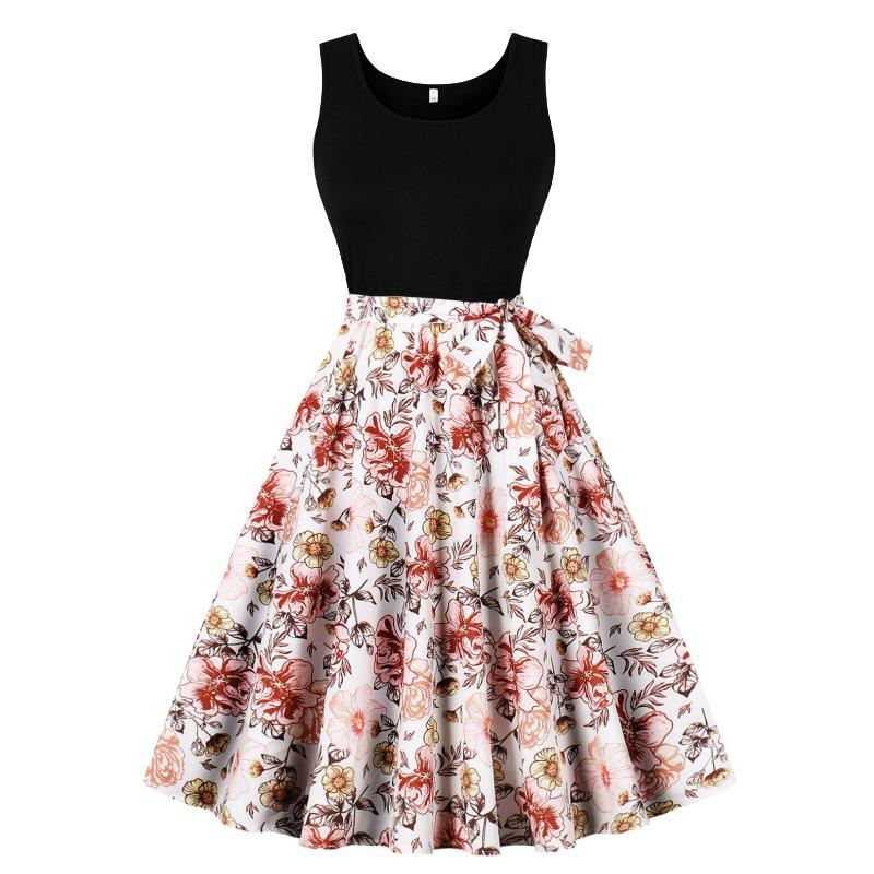 

Летний новый ретро жилет с воротником без рукавов черный принт с надписью маятниковый комбинезон XXL