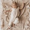INS Geraffte Musselin Baby Pucktücher für Neugeborene Säuglingsbettwäsche Bio Baby Zubehör Neugeborenes Empfangsdecke Baumwolle