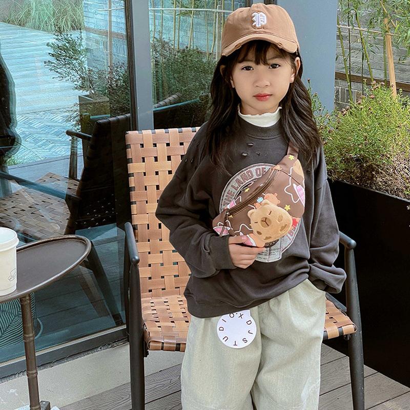 Geantă Messenger Kawaii Capybara Geantă de cruce pentru copii Rucsac drăguț din desene animate Geanta piept cu desene animate Geanta de voiaj Geanta de talie