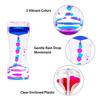 Double Colors Oil Hourglass Timer Creative Movement Sensory Toys Oil Hourglass  Kids Toy