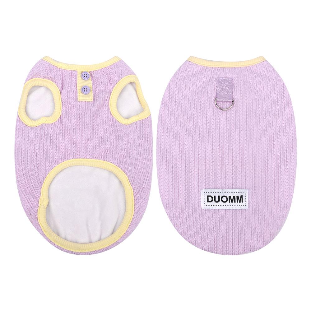 New cat clothes fake two plush sweater cat clothes autumn and winter warm windproof vest pet clothes