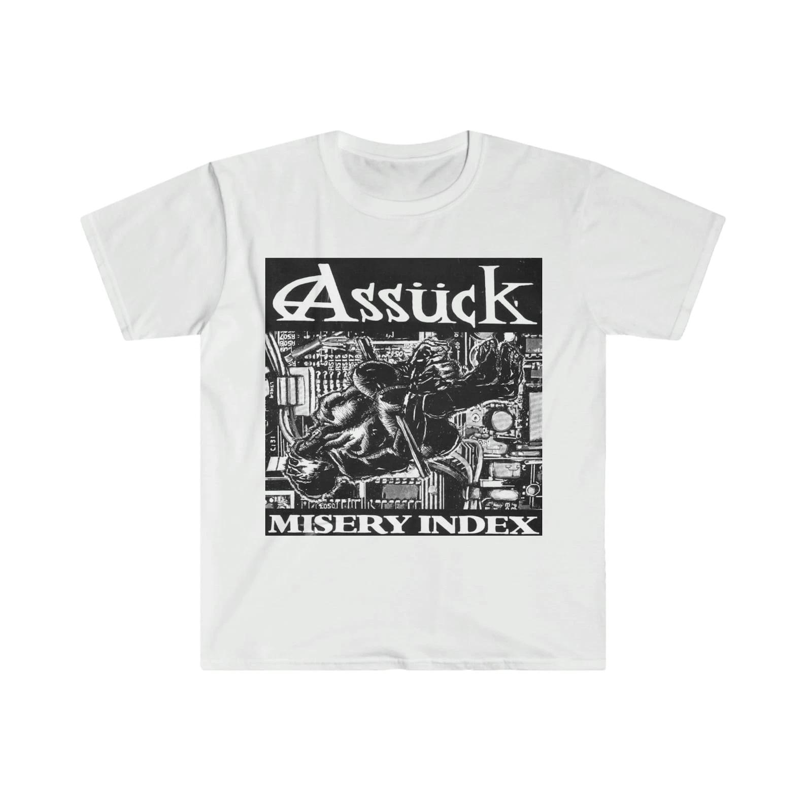 

Assück Misery Index T-Shirt, Grindcore Crust Hardcore Powerviolence Death Metal 3XL