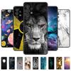 Coque Pour Samsung Galaxy A13 4G Housse de Téléphone Cool Loup Lion Coque Pour Samsung A 13 GalaxyA13 SM-A135M Coque Silicone Souple TPU Capa