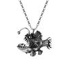 Nordic Vikings Wolf Tooth Pendant Necklace 316L Stainless Steel Hip Hop Rock Fashion Leather Rope Chain Jewelry Gifts