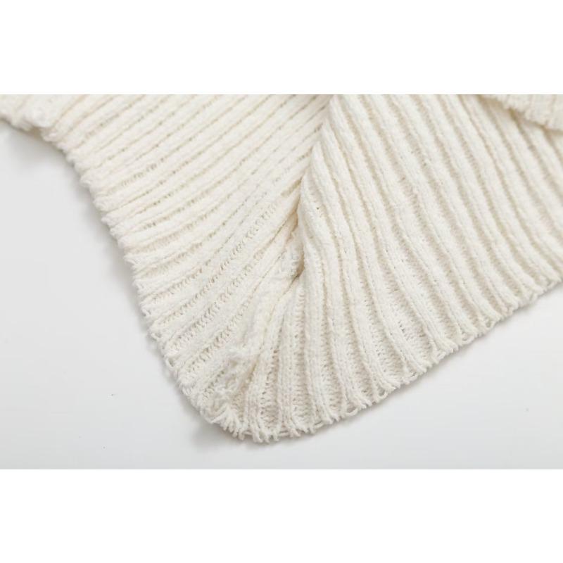 DAFIFY Dámská móda Jaro Podzim Jednobarevný potisk Neformální šaty s dlouhým rukávem a výstřihem do středního pasu