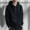 Men's Versatile Fleece-Lined Hoodie - Casual, Loose Fit for Autumn and Winter