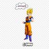 Záplaty na tašku na oblečení Nažehlovací termonálepky Goku Ssj2 Power Up Vzor Goku Vegeta Omyvatelný přenos tepla